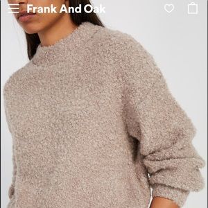 Fuzzy Crew Neck Sweater